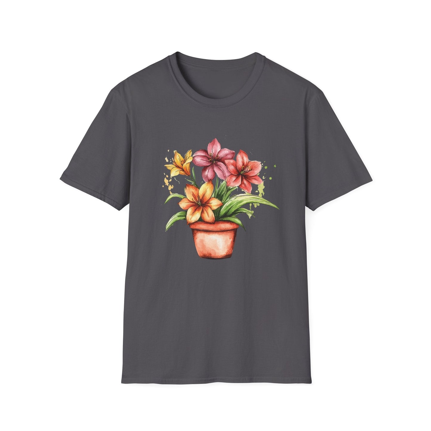 Pink, Orange and Yellow Lilies  – T-shirt