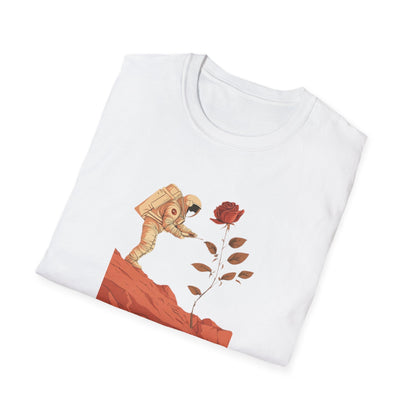 Solo Rose with Astronaut – Terraforming of Mars  – T-shirt