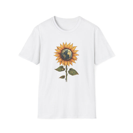 Earth is Better with Sunflowers – T-shirt