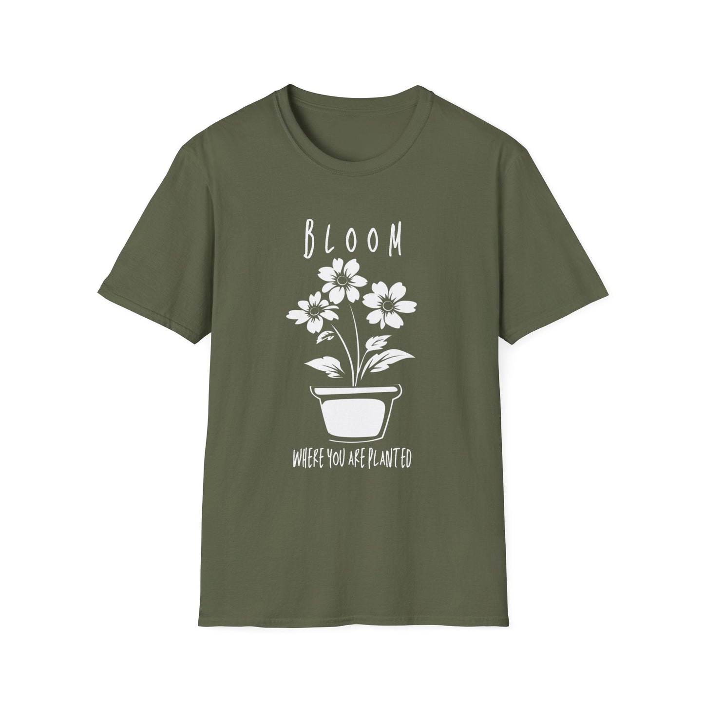 "Bloom Where You are Planted" Pot – T-shirt