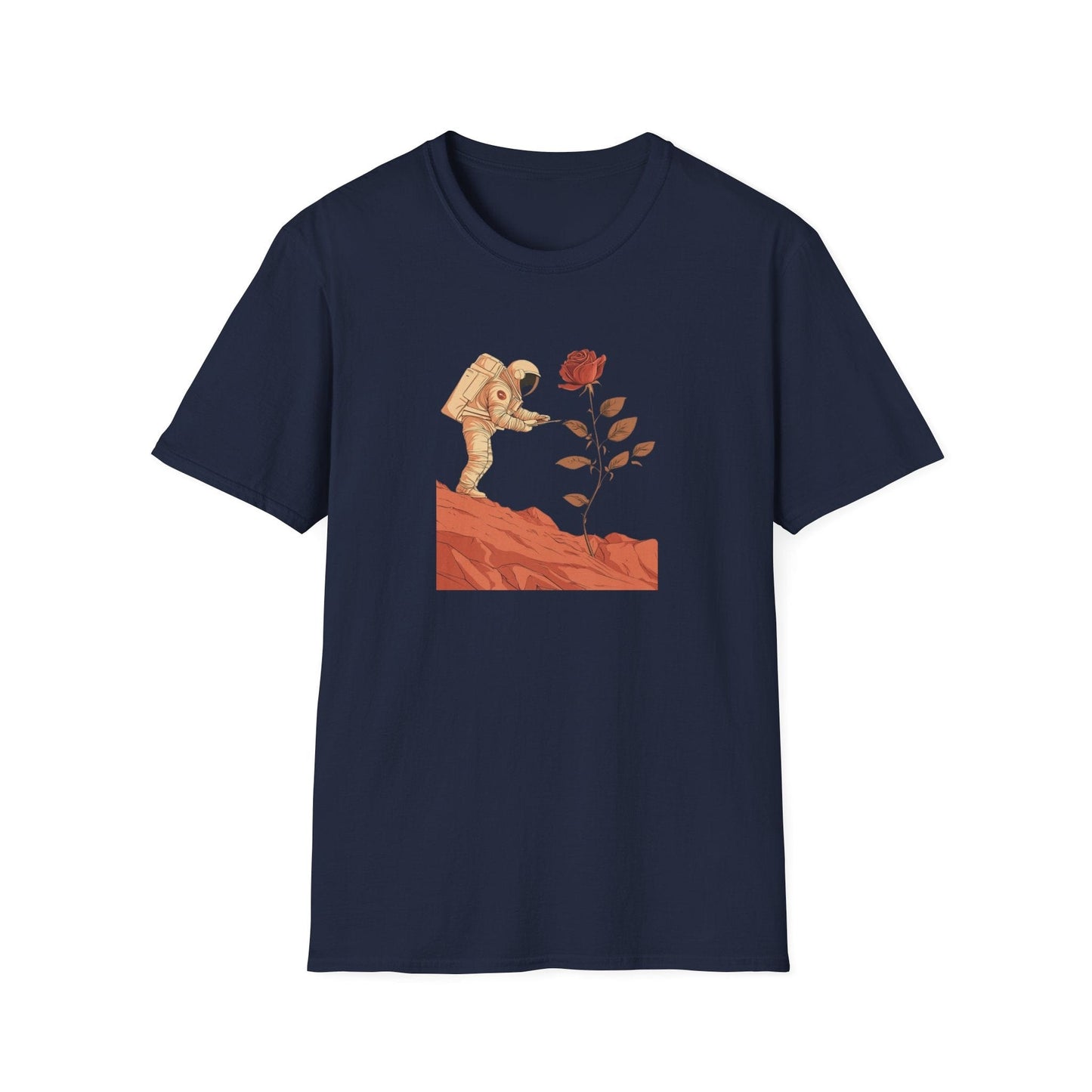 Solo Rose with Astronaut – Terraforming of Mars  – T-shirt