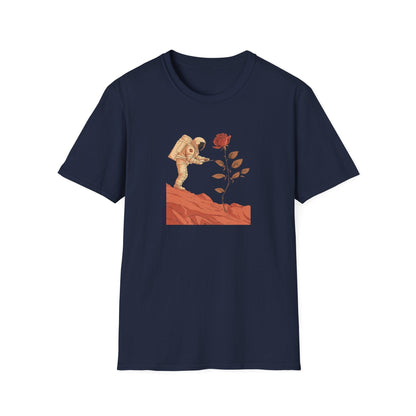 Solo Rose with Astronaut – Terraforming of Mars  – T-shirt