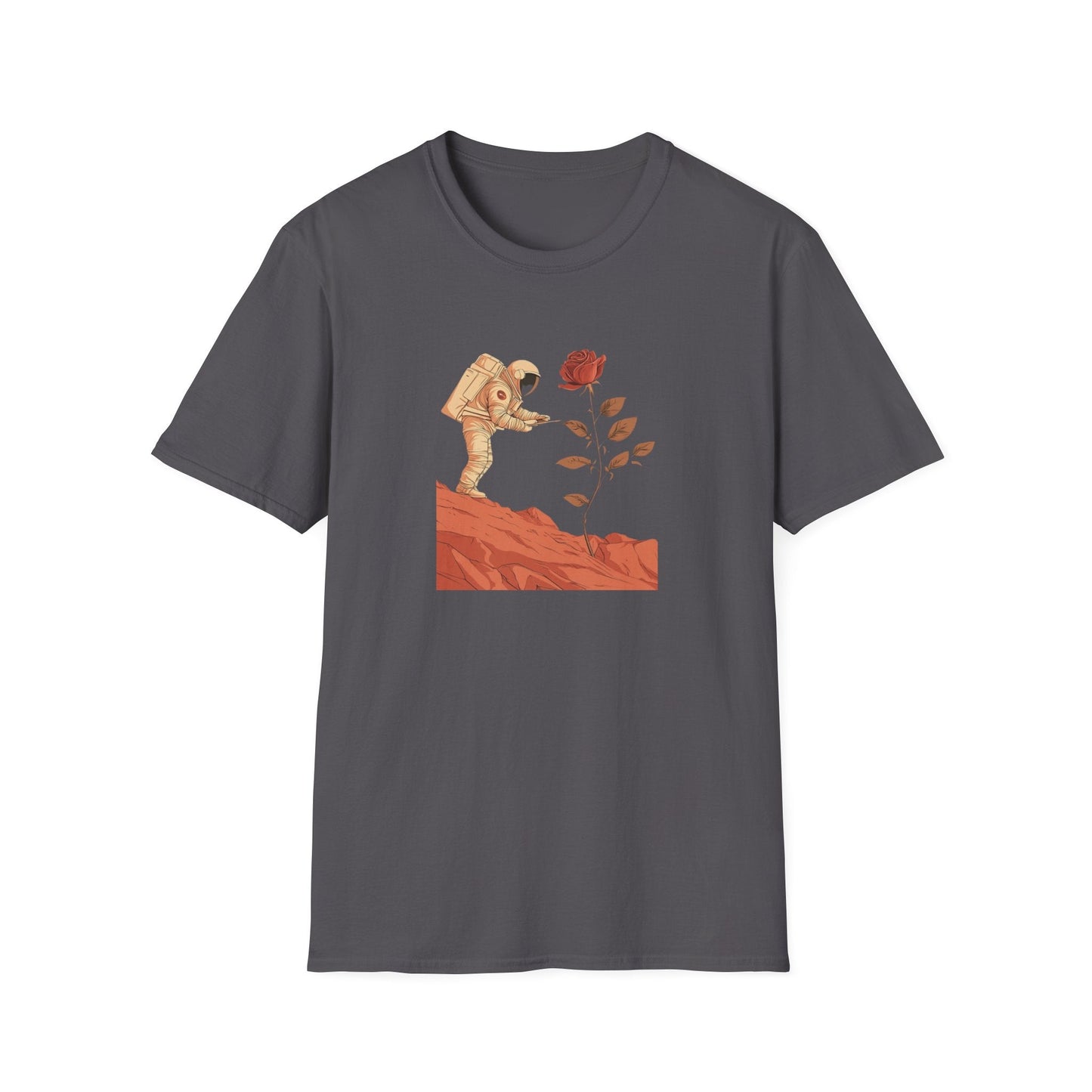 Solo Rose with Astronaut – Terraforming of Mars  – T-shirt