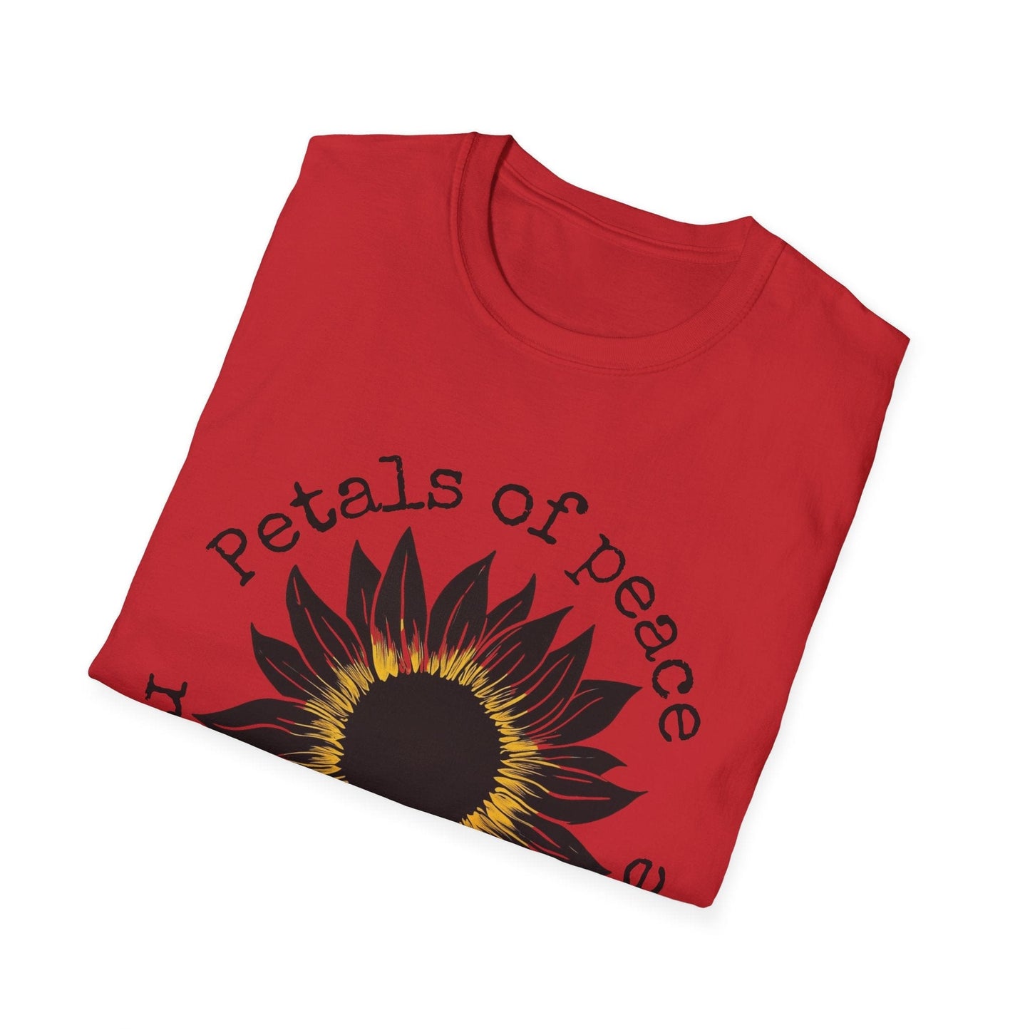 "Petals of Peace, Roots of Resilience" Black & Yellow Sunflower