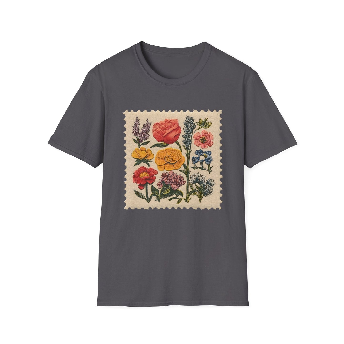Floral Stamp  – T-shirt