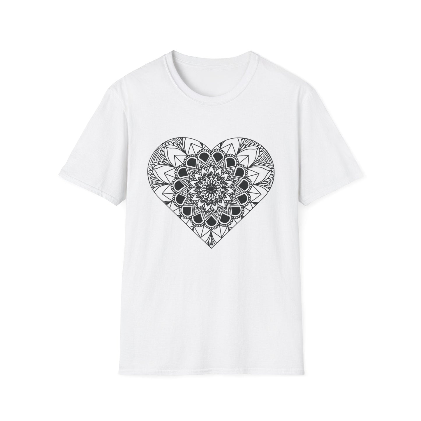 Heart Shaped Mandala  – T-shirt