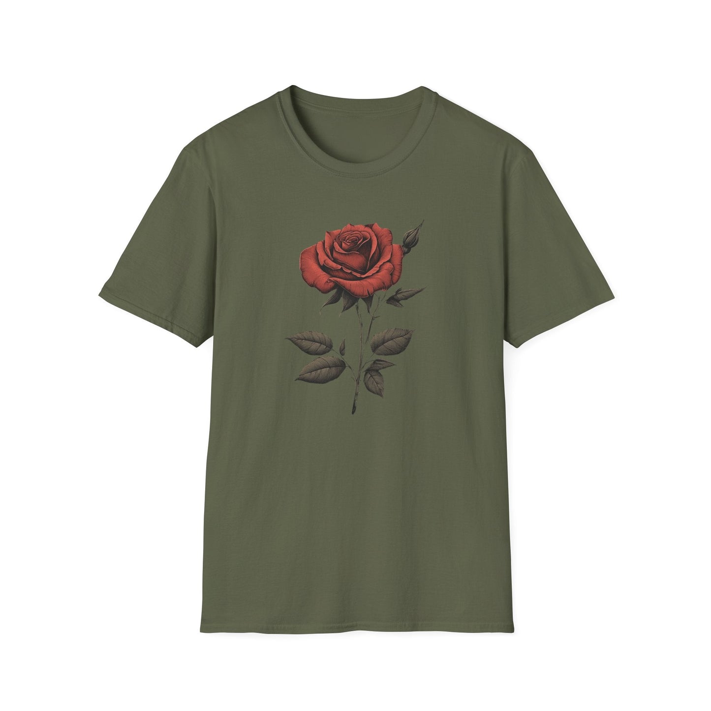 Mysterious Red Rose  – T-shirt