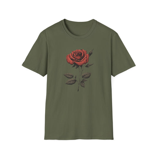 Mysterious Red Rose  – T-shirt