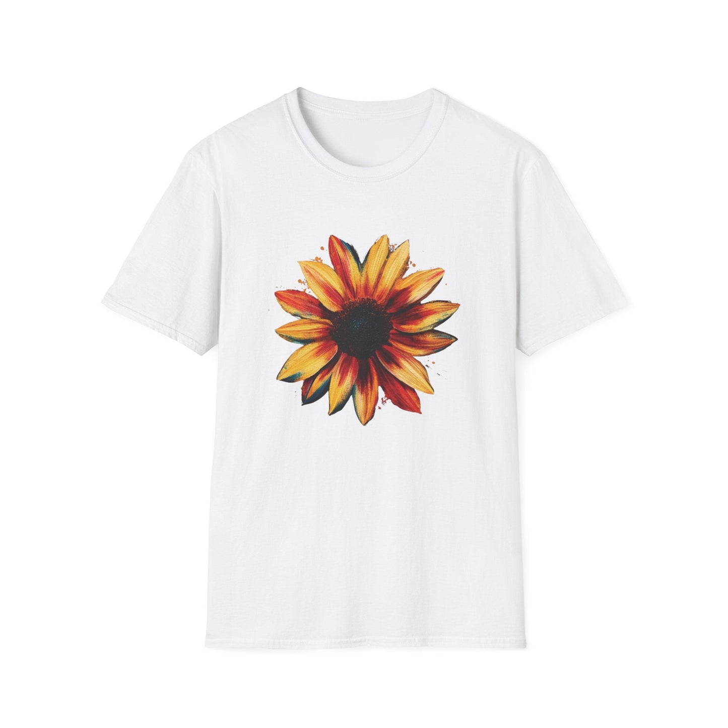 Acrylic Sunflower  – T-shirt