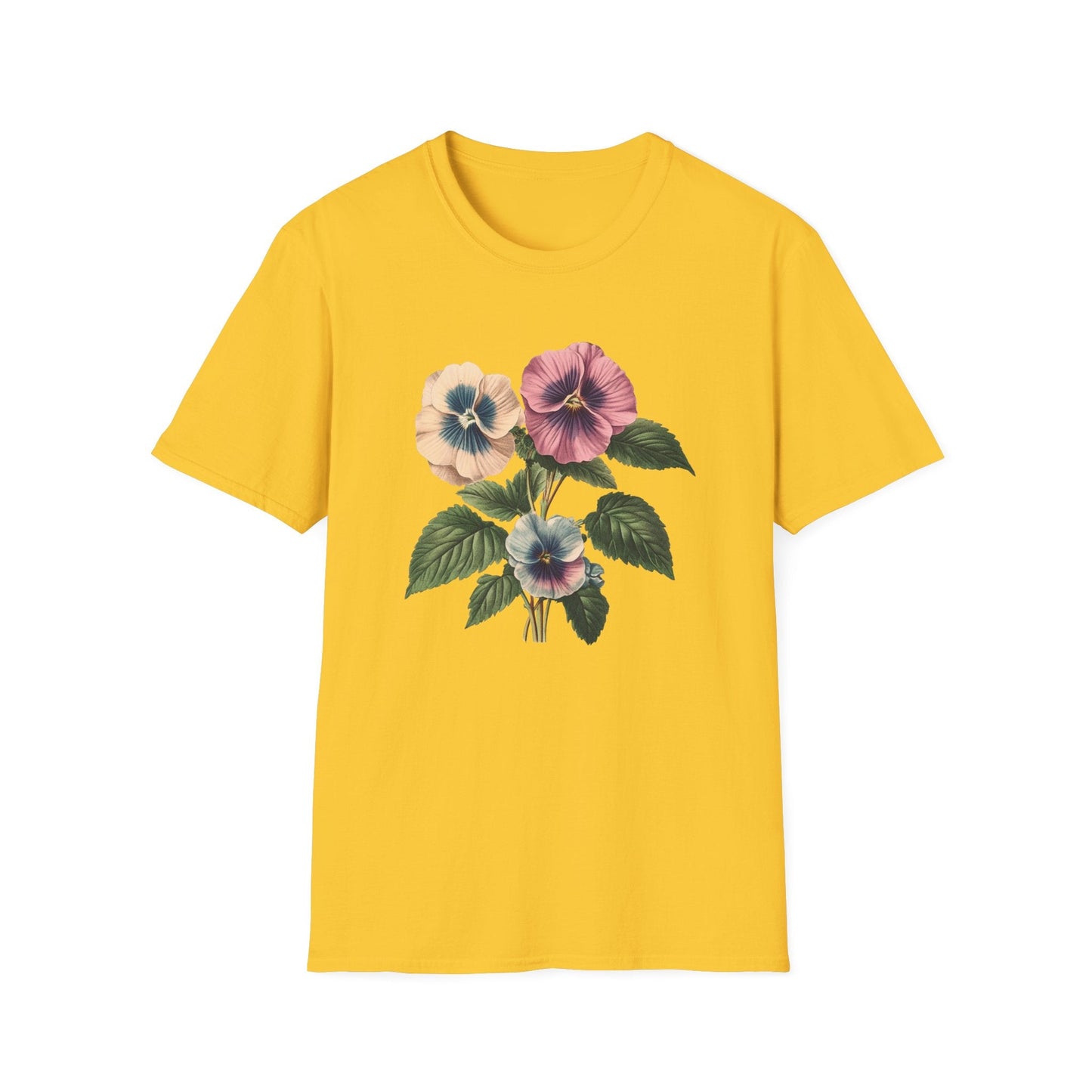 Beautiful Pansy Flowers  – T-shirt