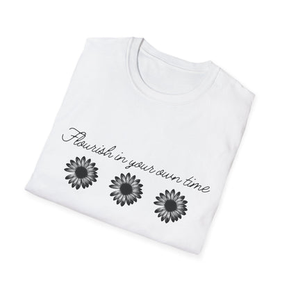 "Flourish In Your Own Time" Black Daisies