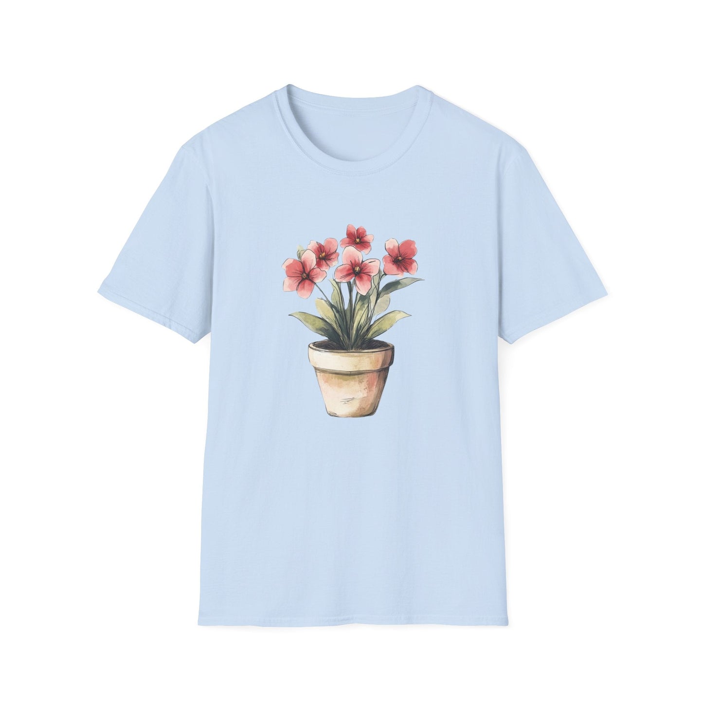 Watercolour Anemones  – T-shirt