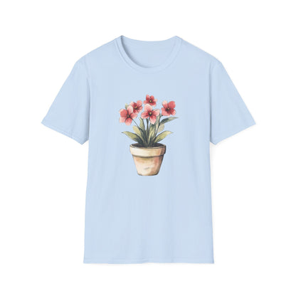 Watercolour Anemones  – T-shirt