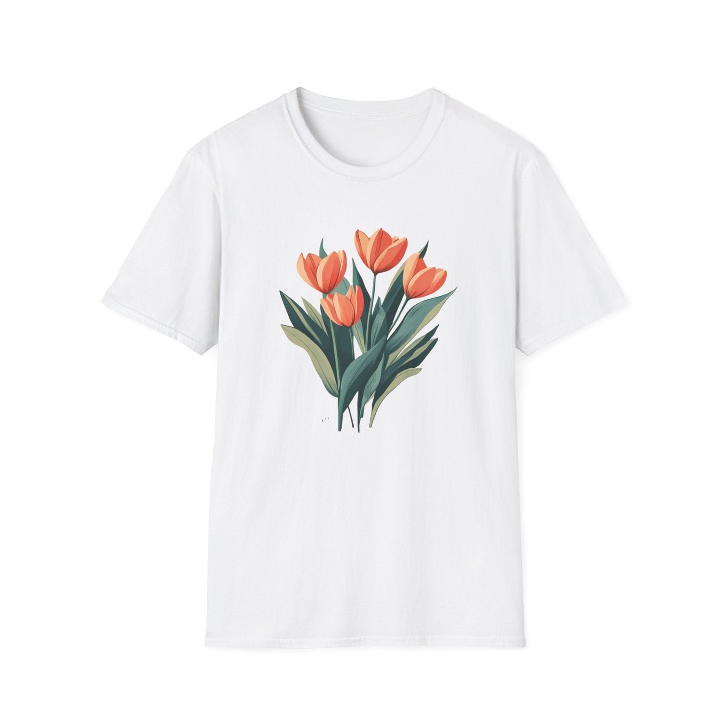 Four Tulip Flowers  – T-shirt