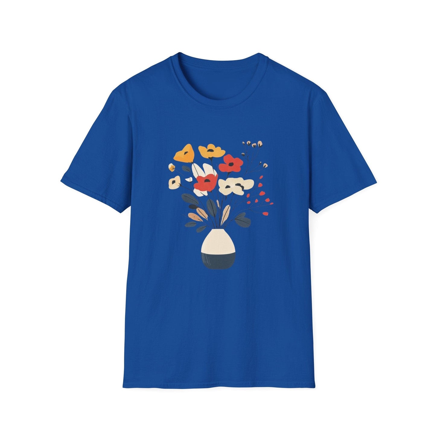 Warm Coloured Flowers in a Vase  – T-shirt