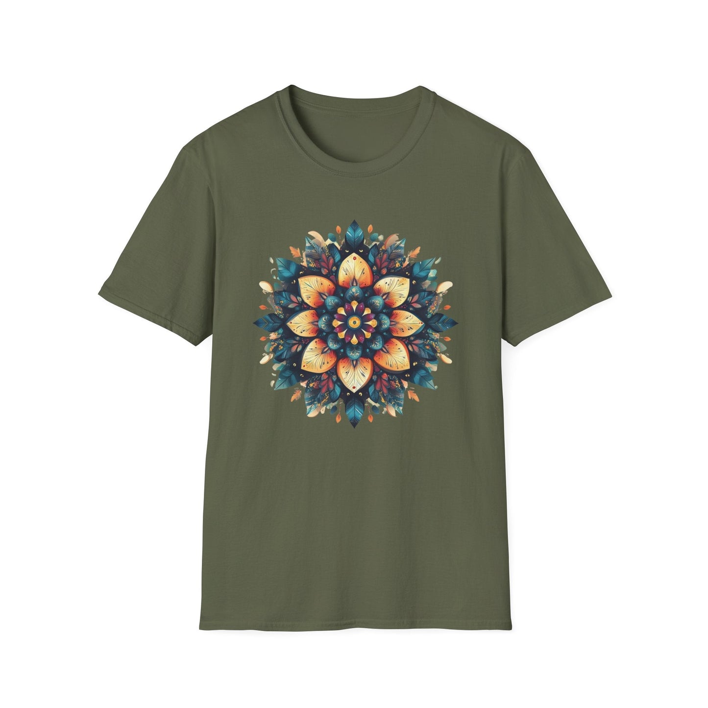 Mandala Flowers  – T-shirt