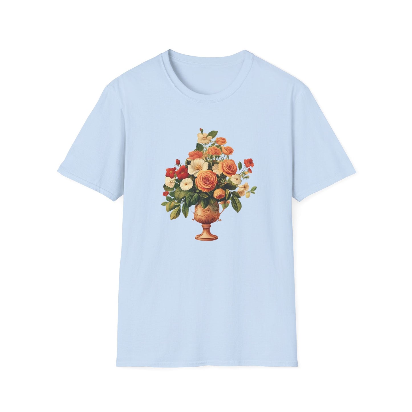 Vintage Vase of Flowers  – T-shirt