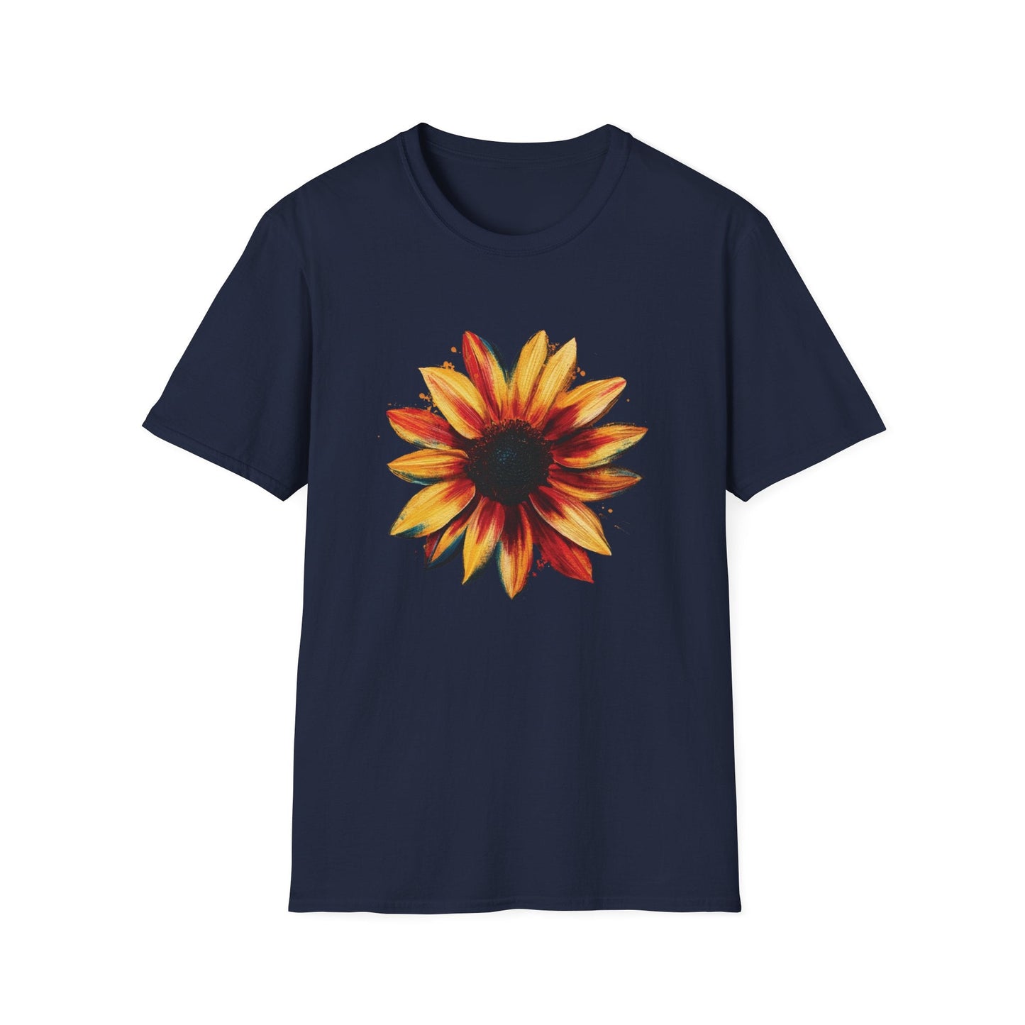 Acrylic Sunflower  – T-shirt
