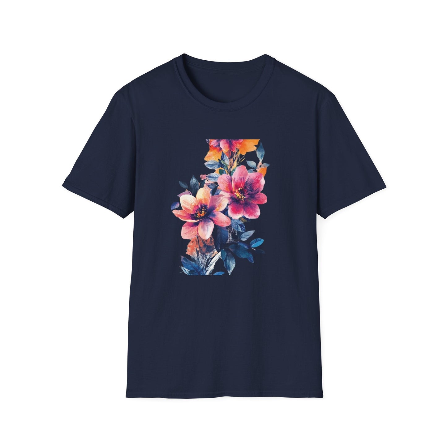 Water Color Flowers  – T-shirt