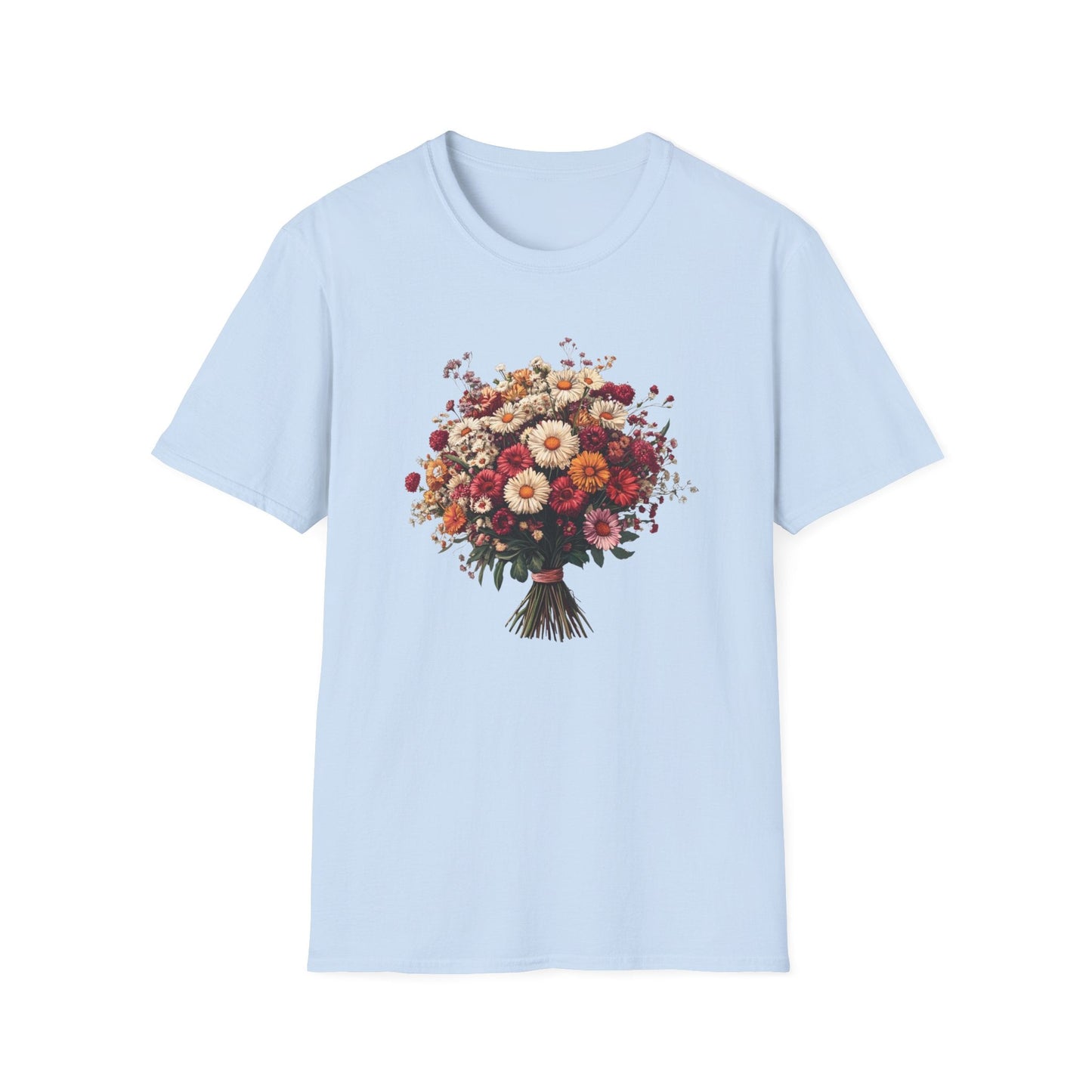 Bouquet  of Daisies of Many Colors  – T-shirt