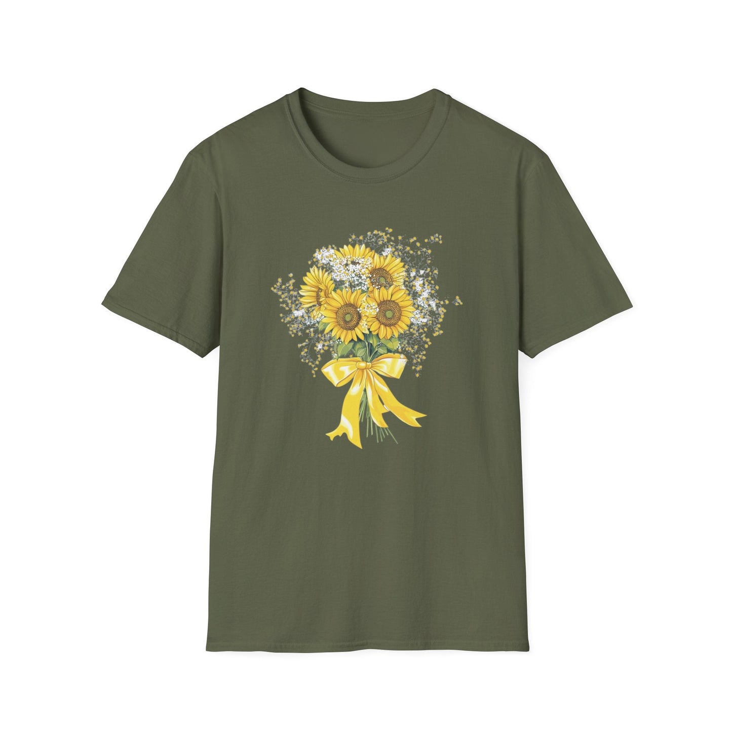 Sunflowers in a Yellow Ribbon  – T-shirt