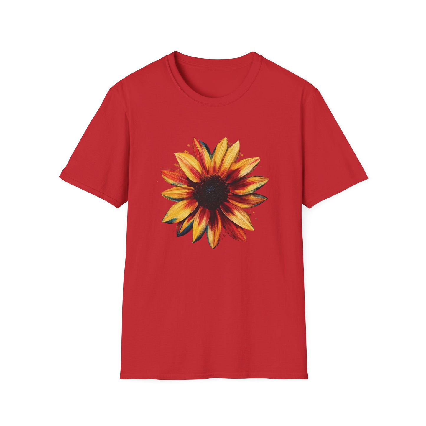 Acrylic Sunflower  – T-shirt