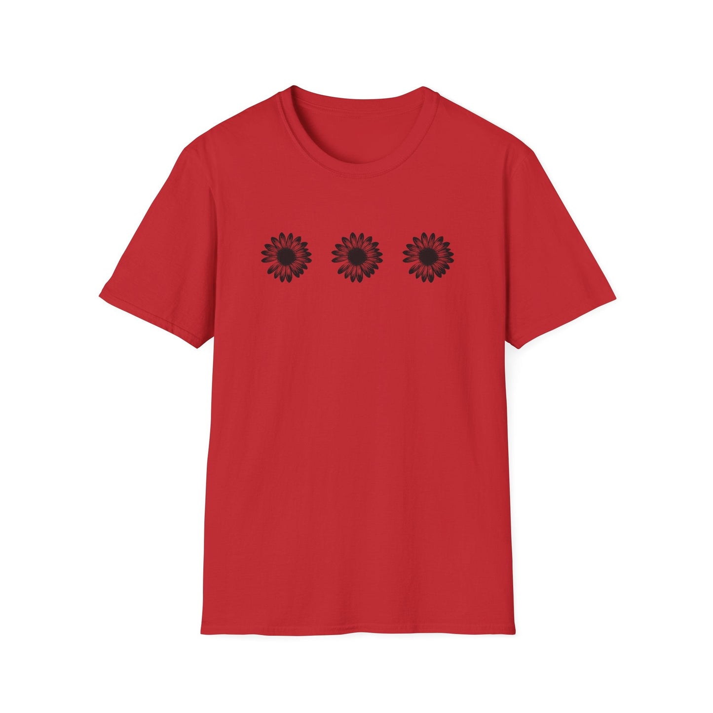 Triple Black Daisies  – T-shirt
