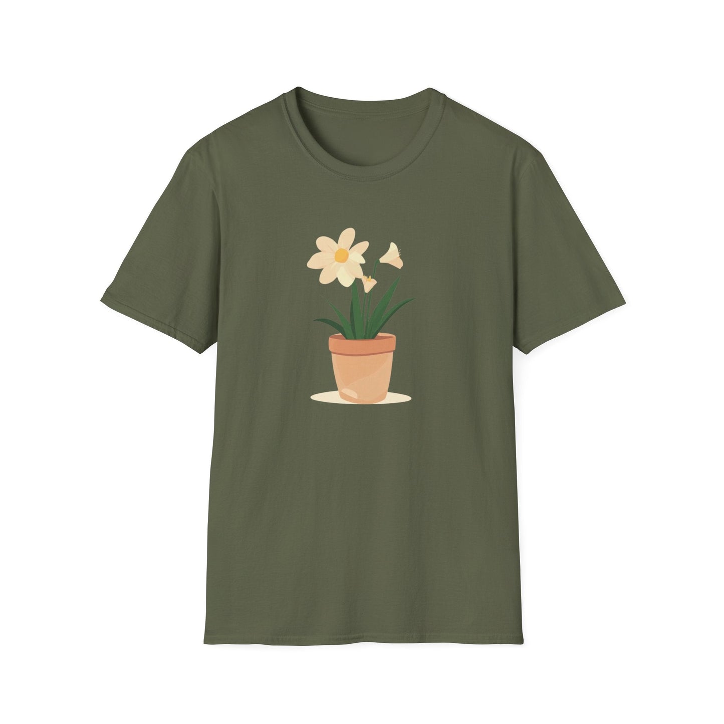 Simple Flower Pot For A Simple Life  – T-shirt