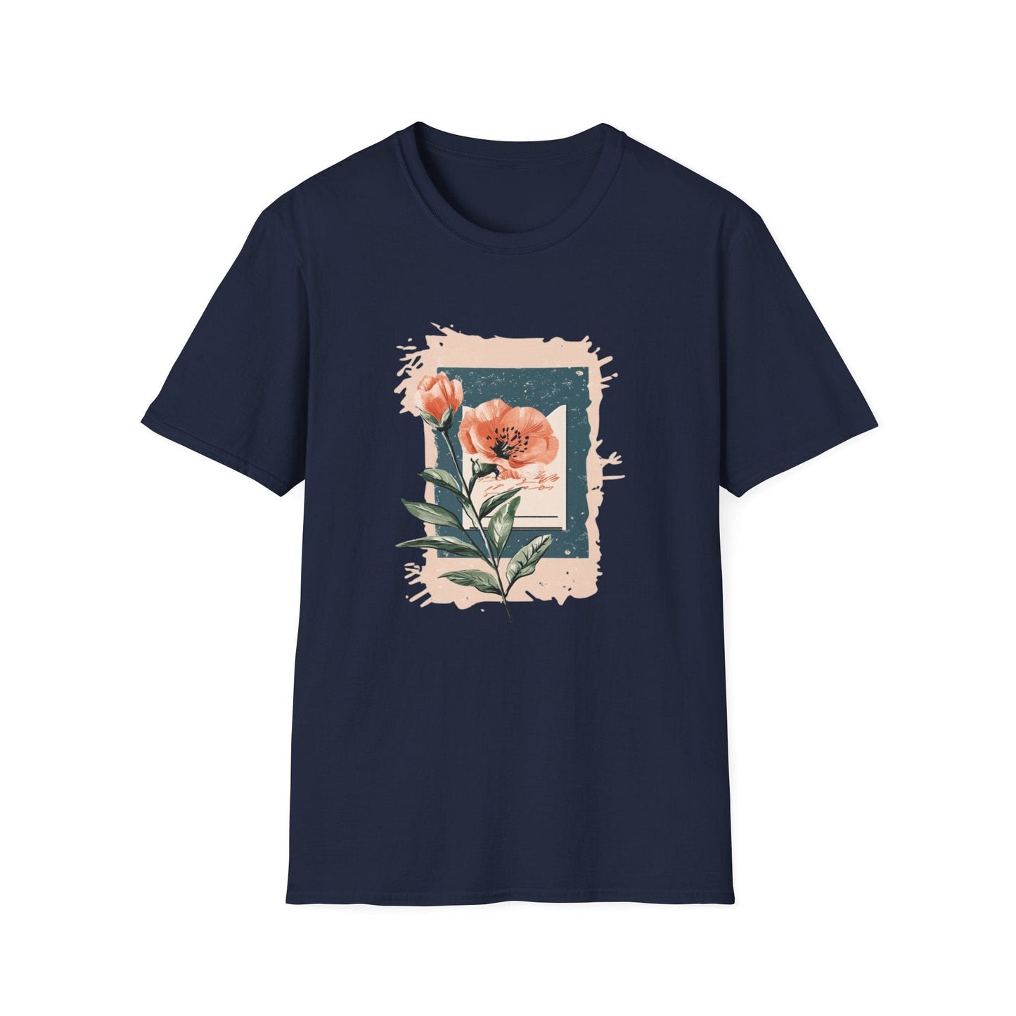 Letter and Flowers  – T-shirt