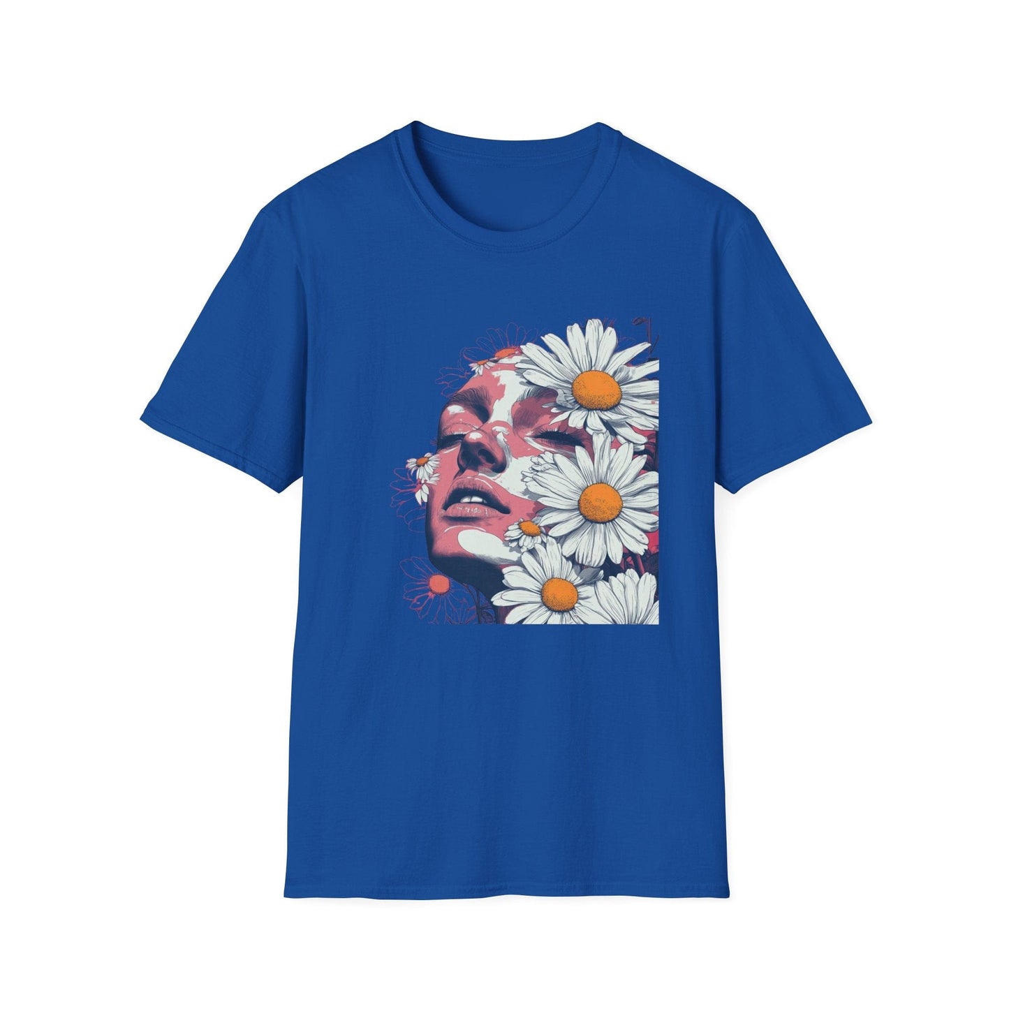 White Mysterious Daisies  – T-shirt