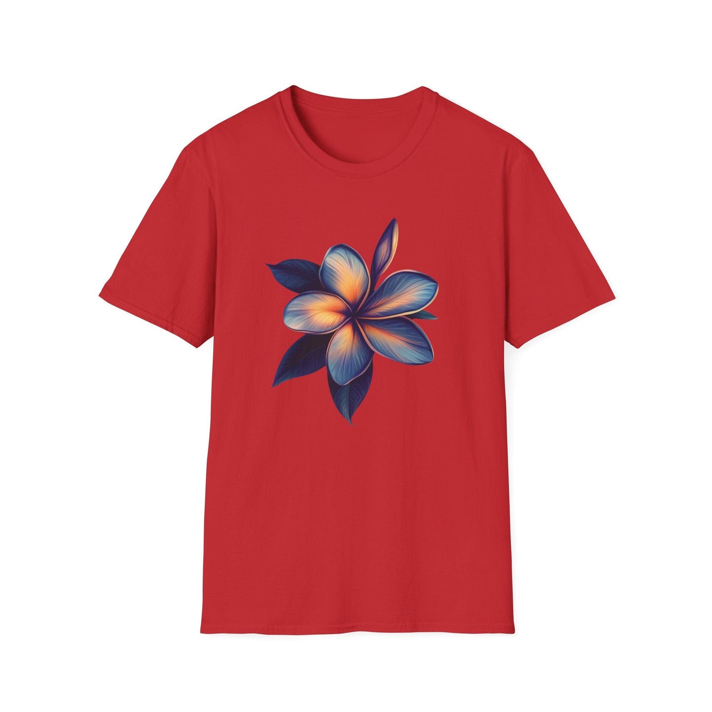 Blue Plumeria – T-shirt