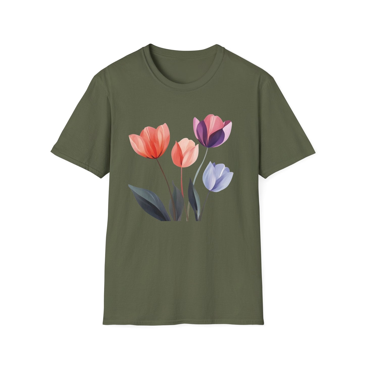 Tulips in Different Colors  – T-shirt