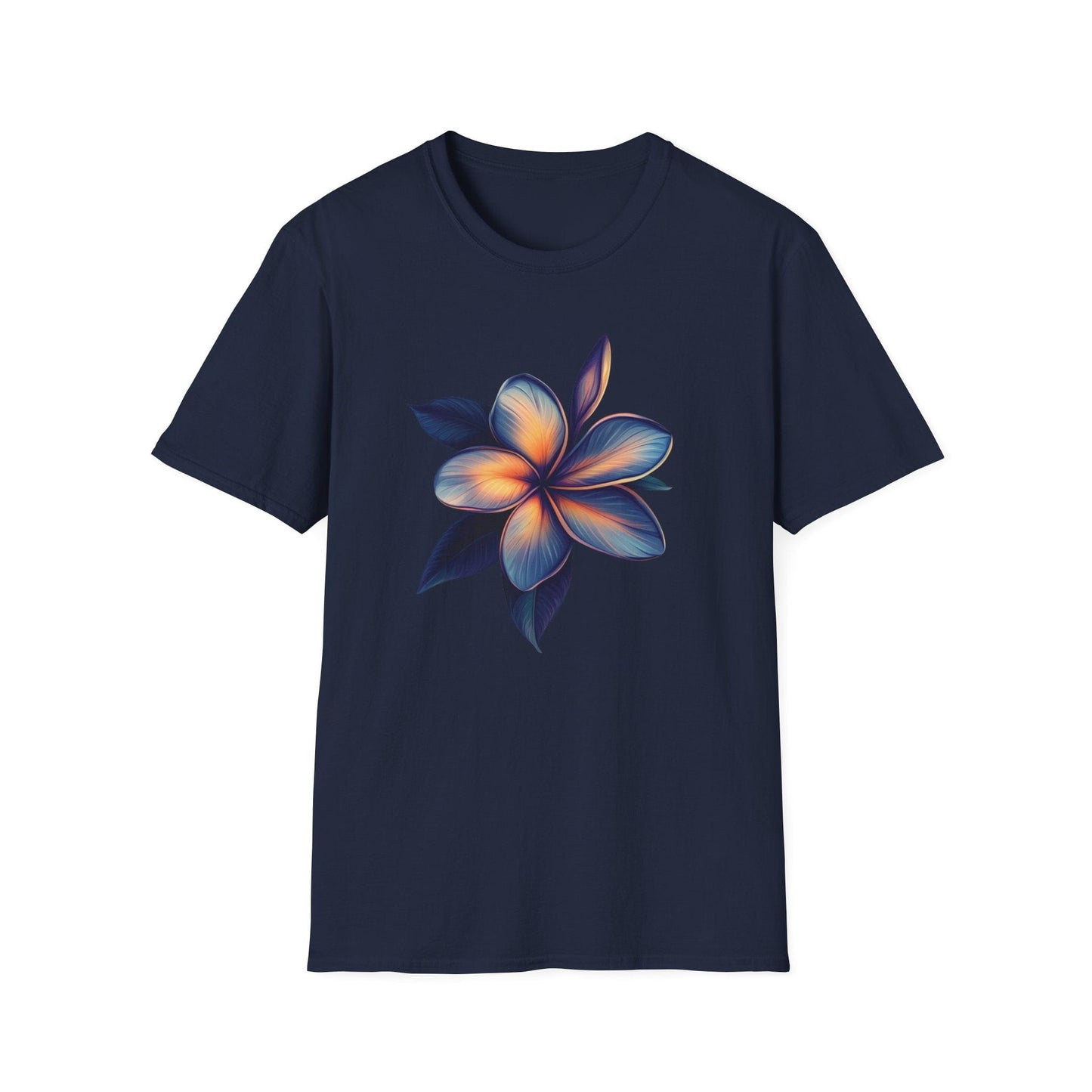 Blue Plumeria – T-shirt