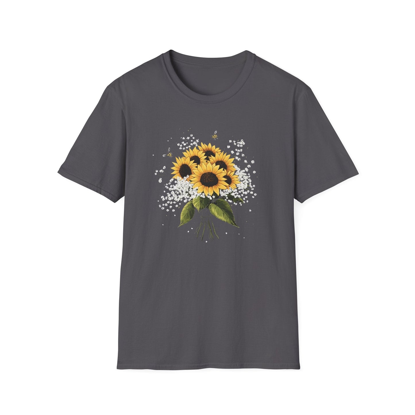 Bees on Sunflowers  – T-shirt