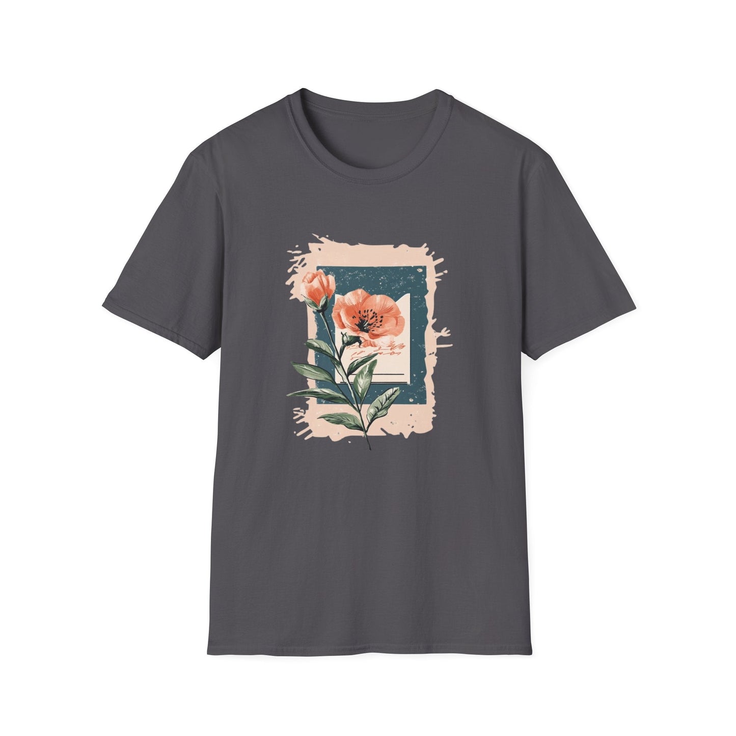 Letter and Flowers  – T-shirt