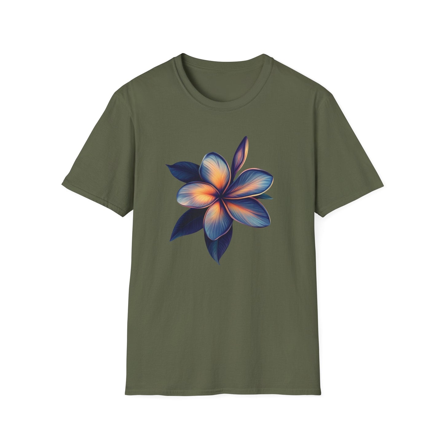Blue Plumeria – T-shirt